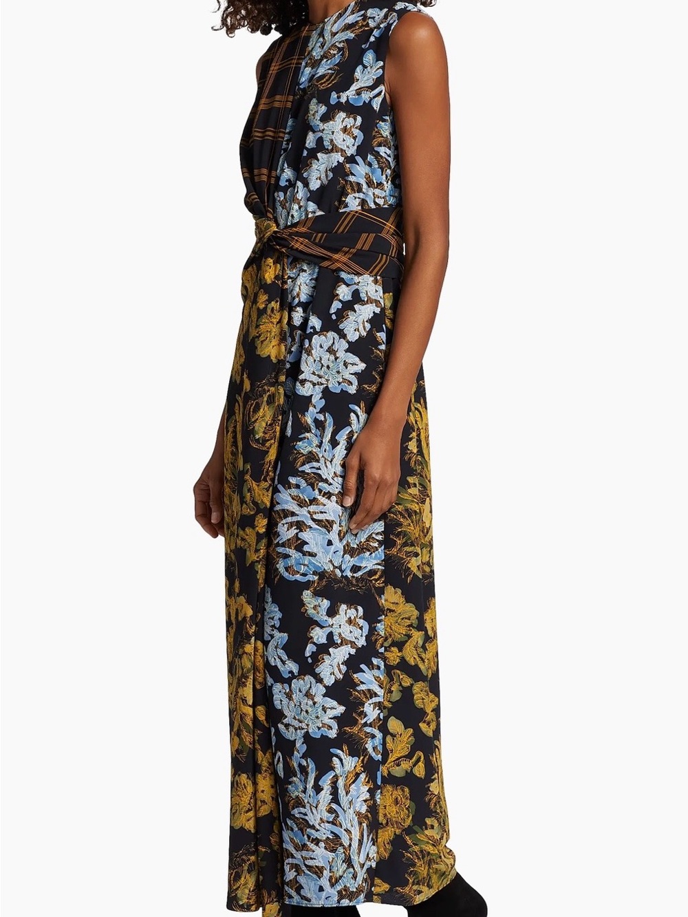 Lafayette 148 New York Mixed-Media Twist-Front Dress size 14 Luxury - Picture 6 of 14